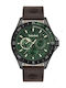 Timberland Γυναικείο Ρολόι 46mm Μπαταρίας με Καφέ Δερμάτινο Λουράκι