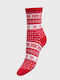 Only Christmas Women's Christmas Socks Red 2Pack