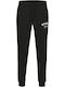 Sweatpants with Elastic Black