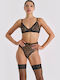 Milena by Paris Women's Bralette Bra Black
