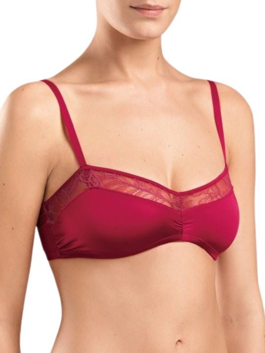Hanro Women's Bralette Bra Red