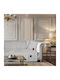 Das Home Essential 3946 Покривка Триместен Диван Шенил 180x300см Бяла