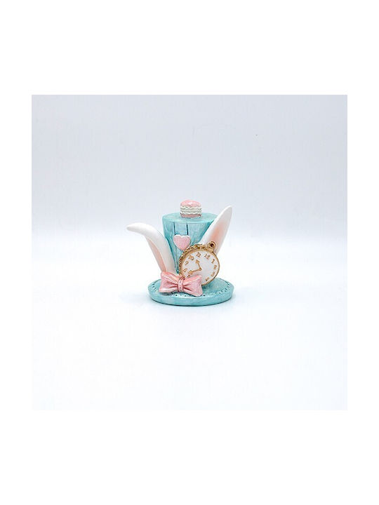 Estheti Decorative Polyresin Hat Rabbit Ears Blue 9x8.5cm 2 Pieces 600-46915