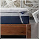 Como felt & wadding producers Mattress Topper Single Memory Foam Infused with Aloe & Removable Cover 90x200x7cm
