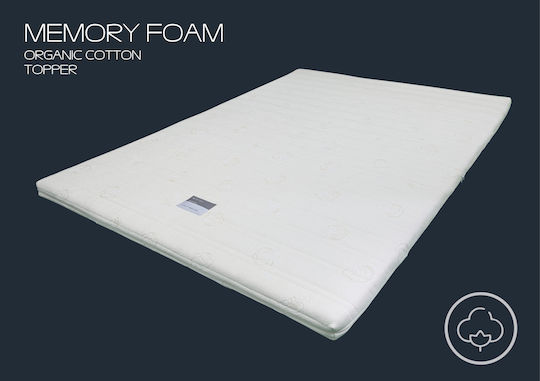 Art Strom Ανώστρωμα Μονό Memory Foam με Αποσπώμενο Κάλυμμα & Λάστιχα Εφαρμογής 70x200x5εκ.