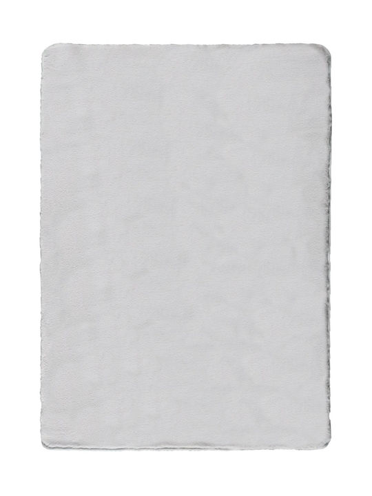 Eurofil Χαλί Αντιολισθητικό Γούνινο 140x200cm Light Grey