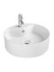 Countertop Sink Porcelain 46x46x15.5cm White