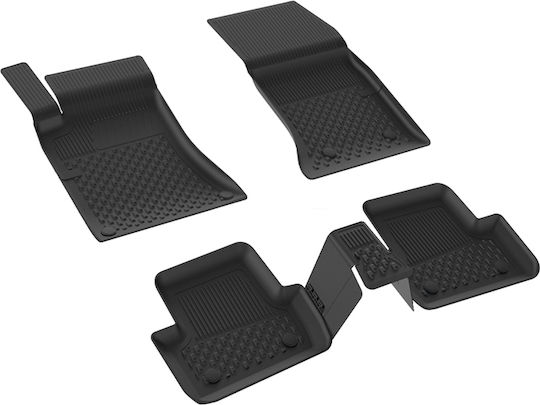 Sahler Car Rubber Floor Mats Raised Sides 4D Mercedes W176 2012-2018