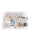 Liolios Home Kariert Leinen Lt Coffee 85x85cm