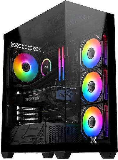 Vengeance Reactor-X6 Гейминг Настолен компютър (Ultra 5-225F/32GB DDR5/1TB SSD/Radeon RX 9060 XT/Без операционна система)