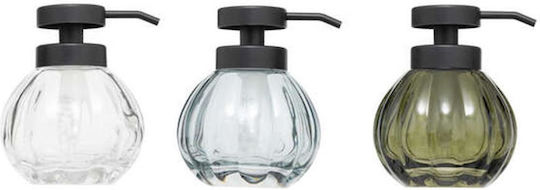 Glass Dispenser 350ml 3 Colors Φ11x13cm