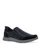 Συνθετικό Δέρμα Ανδρικά Slip-On Μαύρα