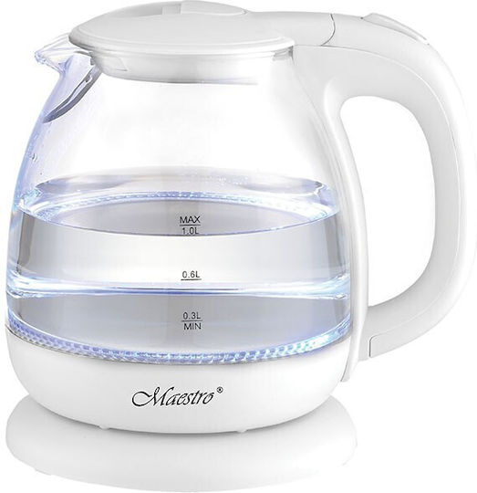 Maestro Kettle 1lt 1100W White