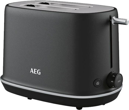 AEG T7-1-6bp Φρυγανιέρα 2 Θέσεων 980W Μαύρη