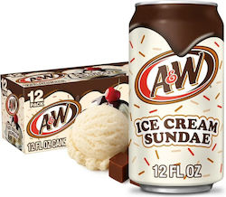 Aw Ice Cream Sundae Soda Pop 355ml