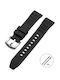 Rubber Strap Black 22mm