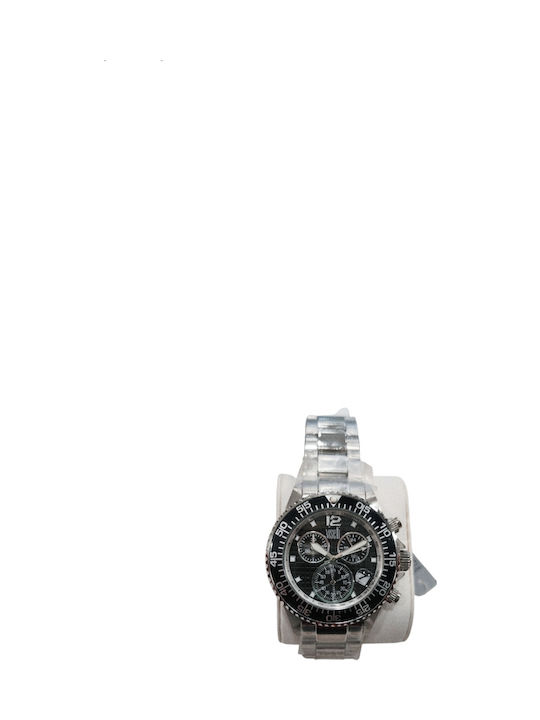 Visetti Men's Watch 42mm Battery with Silver Metal Bracelet