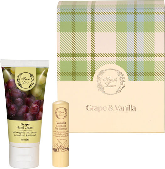 Fresh Line Grape & Vanilla Mini Σετ Περιποίησης για Ενυδάτωση 2τμχ