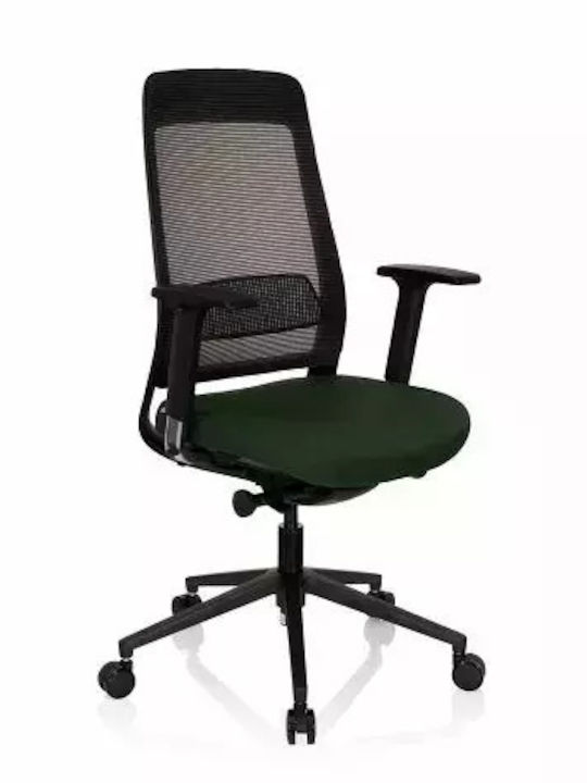 Hjh Оffice Chiaro Καρέκλα Γραφείου με Ρυθμιζόμενα Μπράτσα Black/dark Olive Green Hjh Оffice Chiaro Καρέκλα Γραφείου με Ρυθμιζόμενα Μπράτσα Black/dark Olive Green