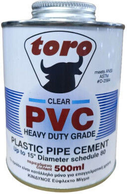 Toro Plastic Glue Transparent 500ml 37814