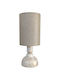 Heronia Table Lamp for Socket E27 with White Shade and Base