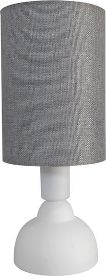 Heronia Table Lamp for Socket E27 with White Shade and Base