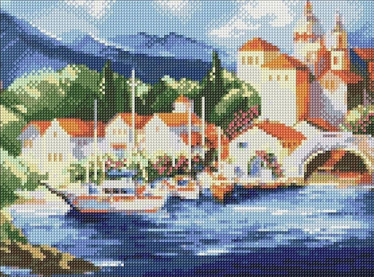 Norimpex Diamond Mosaic At The Foot Of The Mountains 30x40cm