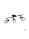 Trio Lighting Spot in Schwarz Farbe