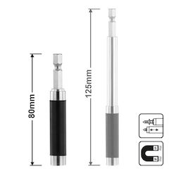 Ingco ABH30801 Adapter für Steckdosen & Bits mit Antriebsgröße 1/4'' und Adapter Ausgang 1/4'' / für Bit-Halter