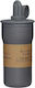 Μπουκάλι Θερμός Ανοξείδωτο / Πλαστικό 650ml Grey
