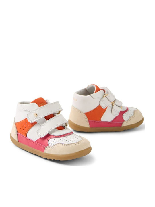 Bobux Kids Sneakers High with Hoop & Loop Closu...