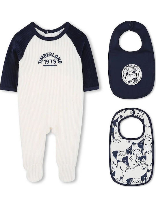 Timberland Baby-Strampler Blau-Beige Timberland Baby-Strampler Blau-Beige