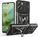 Techsuit Camshield Series Motorola Moto Back Cover Silicone Black (Motorola Moto G06)