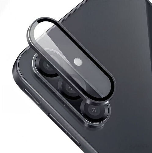 Protection Glass Camera Protection Tempered Glass Black for the Samsung Galaxy A56 5G SM-A566
