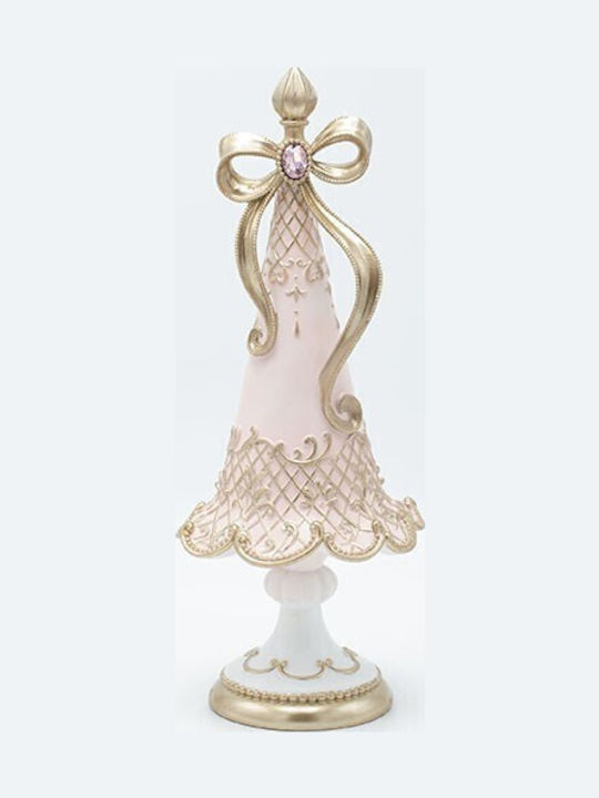 Magic Weihnachtsfigur Polyresin Rosa Dekorative Figur 13x13x35.5cm Magic