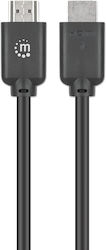 Manhattan HDMI 2.0 HDMI male - HDMI male 22.5m Μαύρο