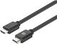 Manhattan HDMI 2.0 Premium High Speed 4K 60Hz HDR Cable HDMI male - HDMI male 5m Μαύρο