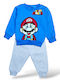 Kids Sweatpants Set Blue.