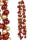Bakaji Christmas Lighted Decorative Wreath Battery Powered 180cm