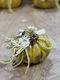 Gerakis Christmas Yellow Candle 8.5x7.8cm