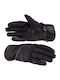 F4 Winter Herren Motorradhandschuhe Wasserdicht Schwarz