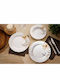 Ankor Beige Porcelain Dinnerware Set 18pcs