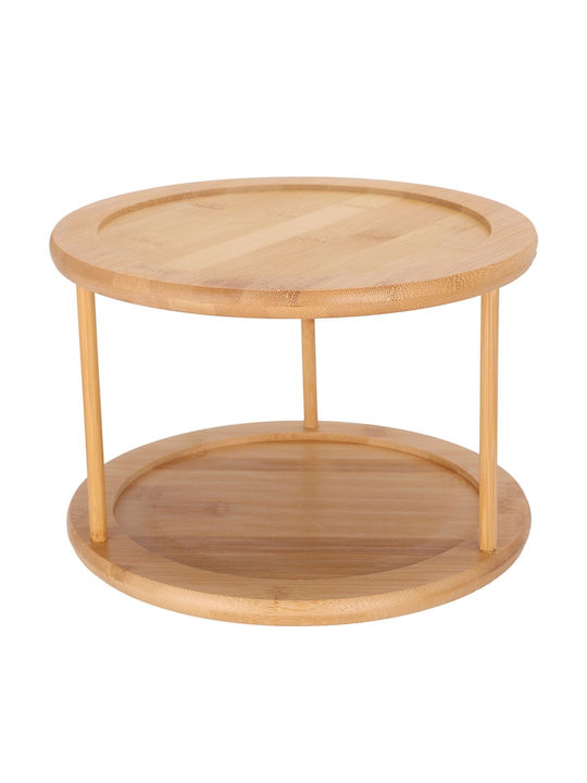 Ξύλινη Εταζέρα Ø25cm Π25xΜ18cm Ξύλινη Εταζέρα Ø25cm Π25xΜ18cm