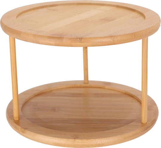 Ξύλινη Εταζέρα Ø25cm Π25xΜ18cm