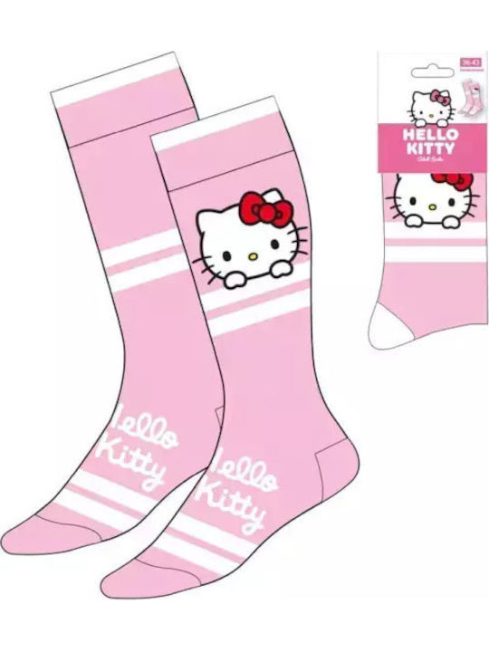 Cerda Kids Socks Knee-High Hello Kitty Stripes