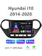 Auto-Audiosystem für Hyundai i10 2014-2020 (Bluetooth/USB/WiFi/GPS/Apple-Carplay/Android-Auto) mit Touchscreen 9"