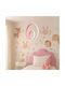 Pink LED Ceiling Light Sarkikou Modern Design Kids Rooms-25 × 25 × 90 Cm