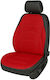 Car Seat Back Set 2pcs Fabric Red