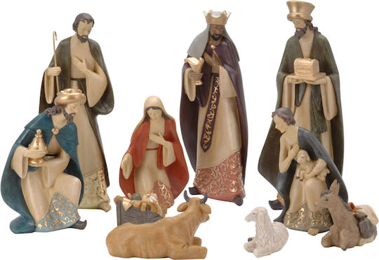 De Crăciun Figurină Manger Înălțime 26cm. 10buc