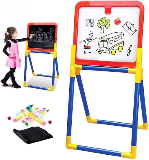 Blue Toys Tablă magnetică / Tablă neagră Față și spate